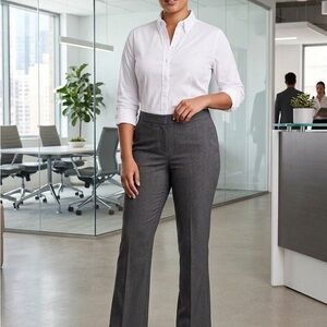 Express Women's Gray Boot-Cut Dress Pants